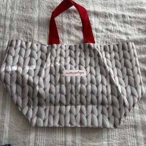 Anthropologie Faux-Woven Reusable Shopping Bag